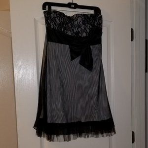 Black Strapless Dress